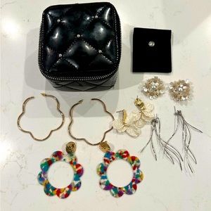 Jewelry box and earrings